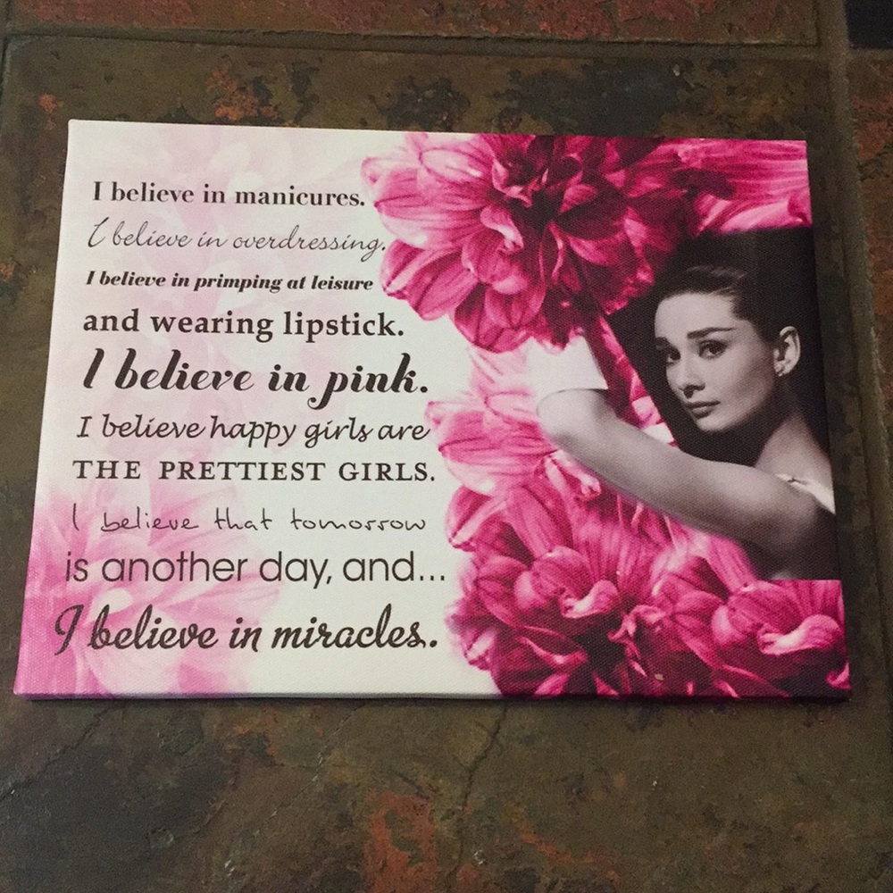 Audrey Hepburn Canvas Picture